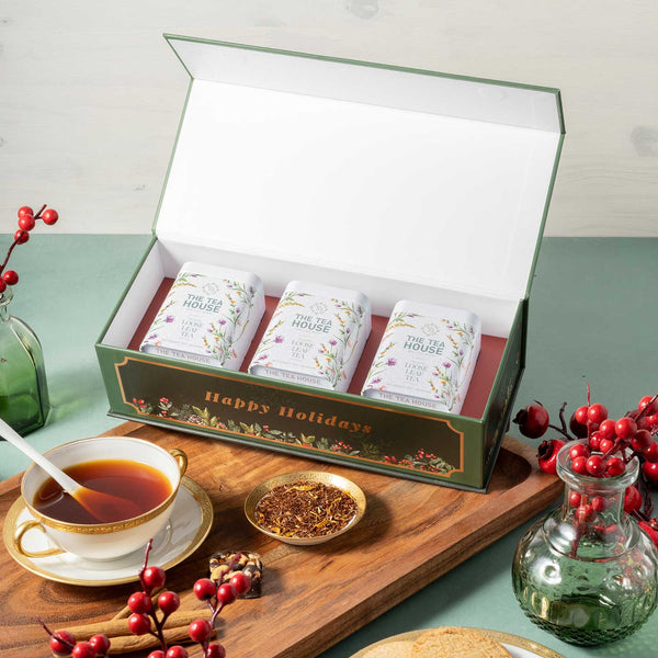 Christmas Hot Tea Gift Box, Holiday Hot Tea Gift Box, Christmas Gift for Couple, Christmas Gift for Two, Tea For Two, top Christmas Gift Box