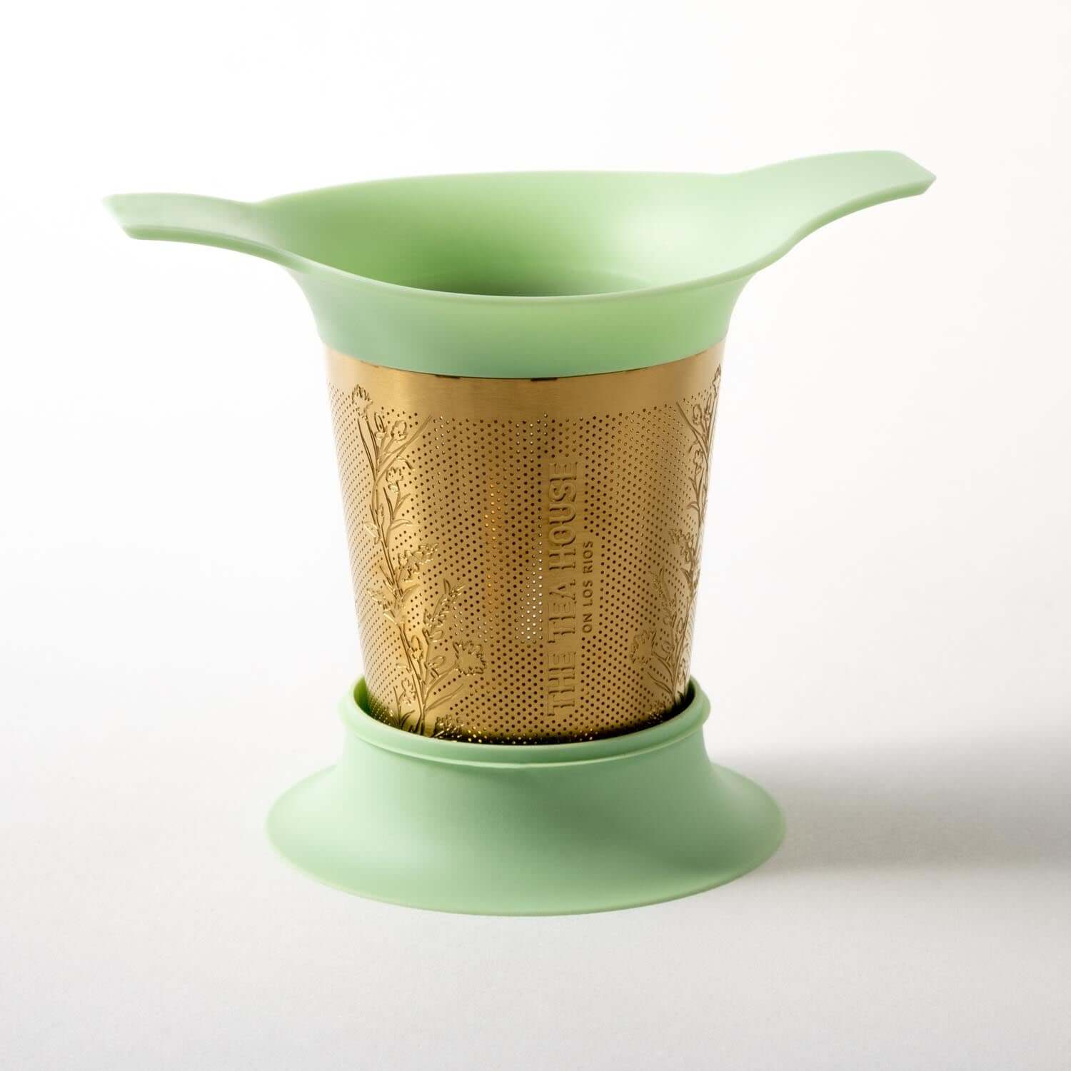 Luxury Tea Infuser sitting on the drip tray