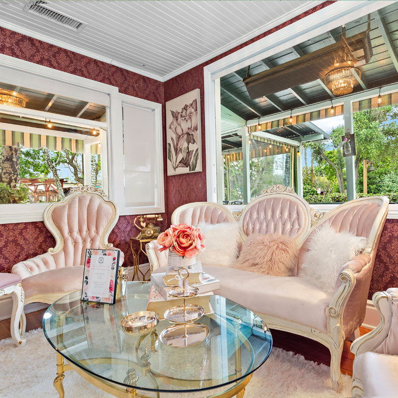 The parlor private event space for 2-7 people.