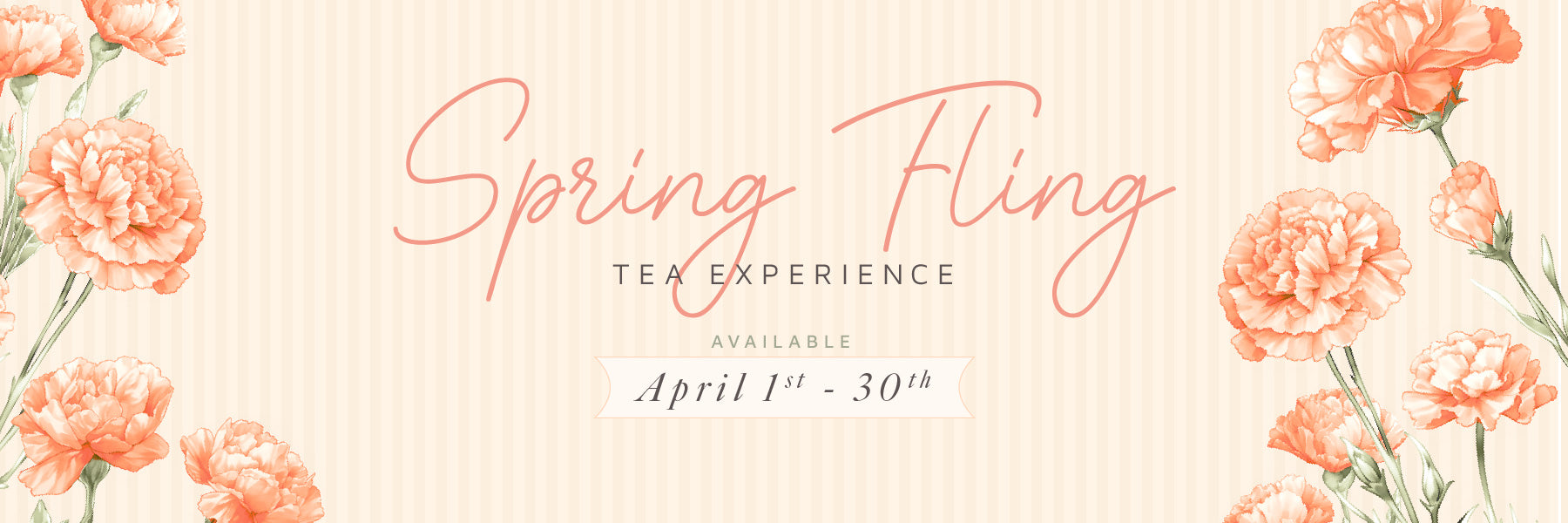 Spring fling tea experience 
