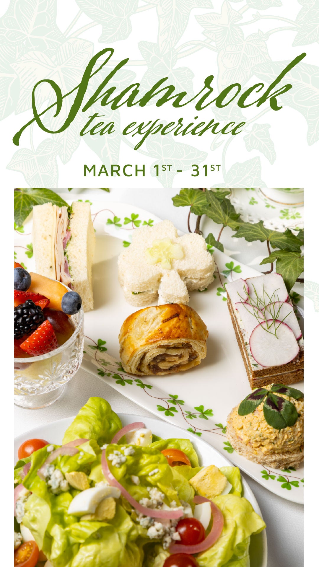 Shamrock Tea Experience - March