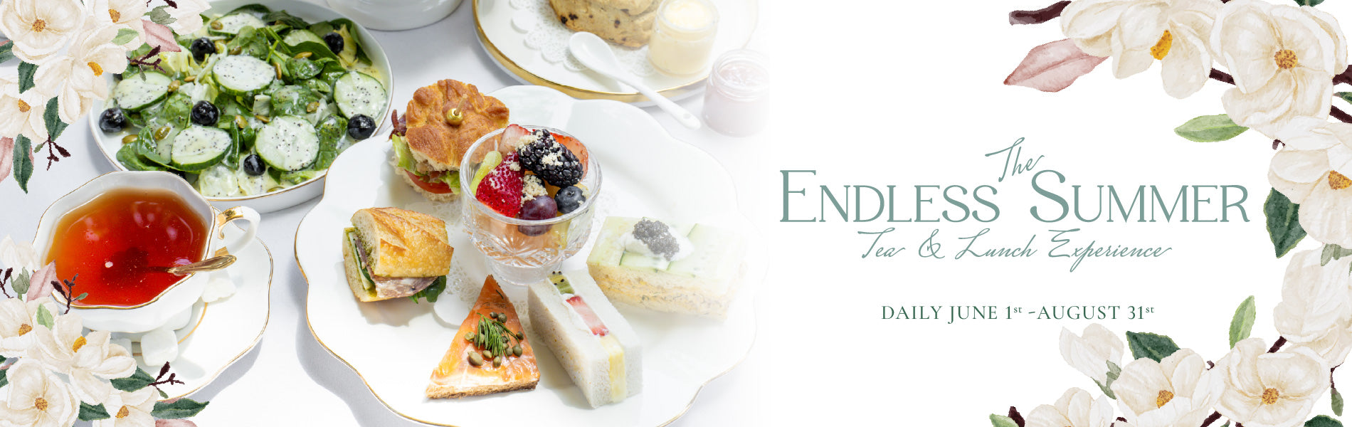 The Endless Summer - Tea and Lunch Experience