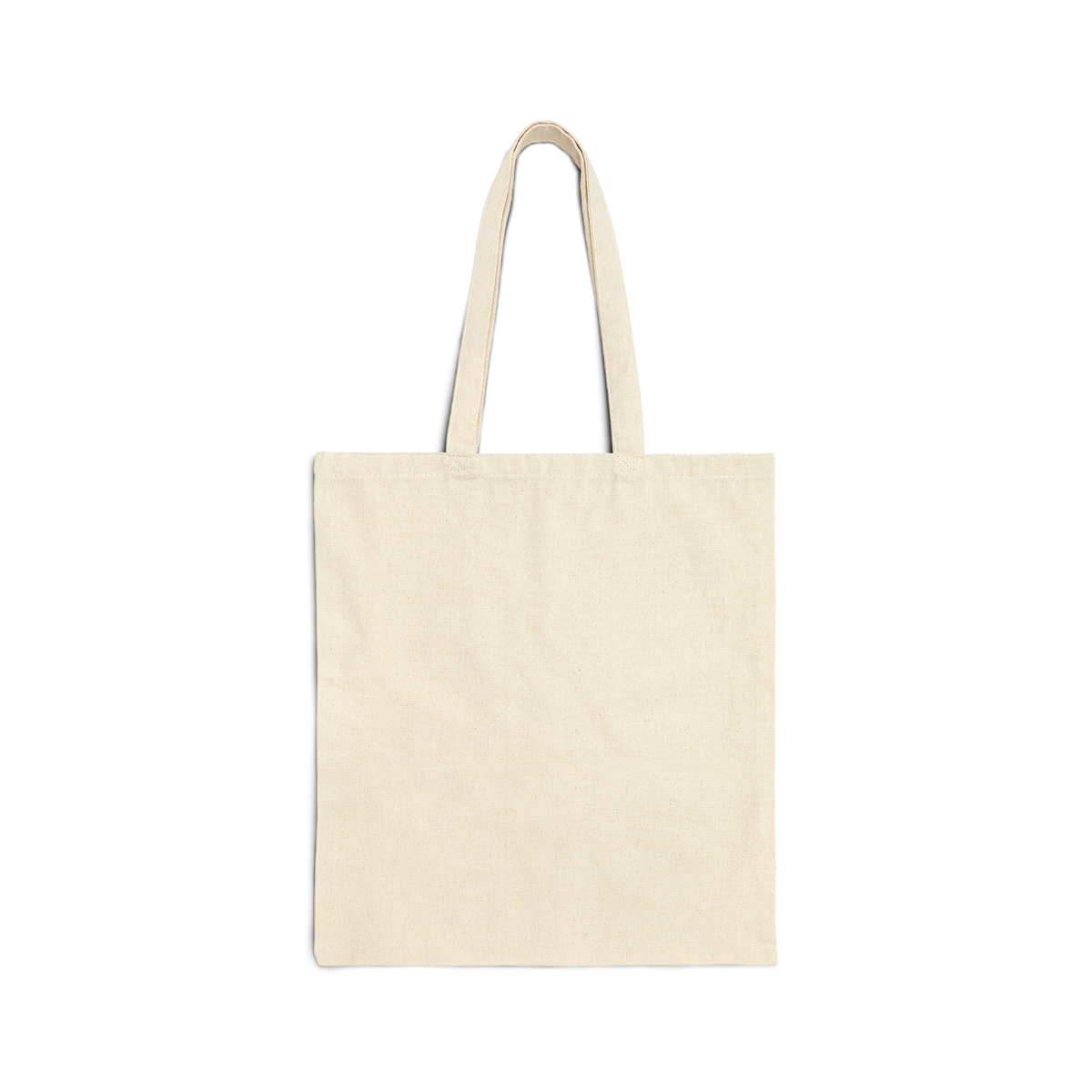 Beige tote bag on a white background