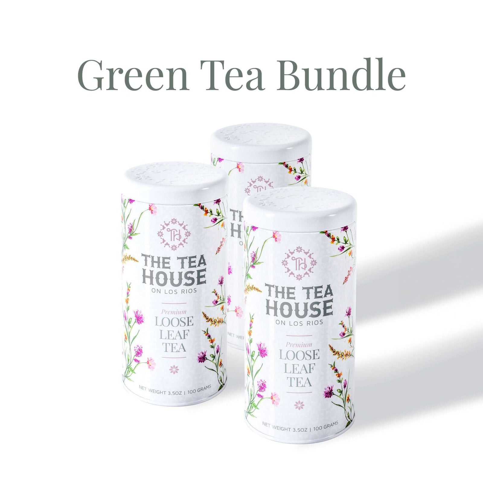 Loose Leaf Tea Bundle of 3 100g Tins - Green Tea
