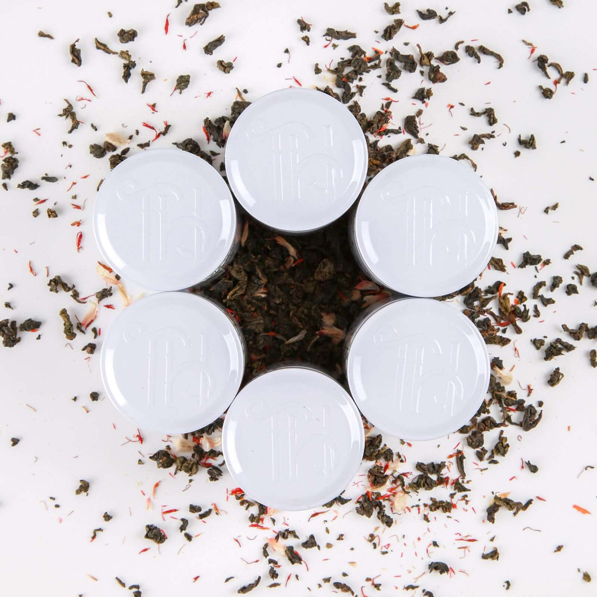 Sampler bundle of 6 green loose leaf teas