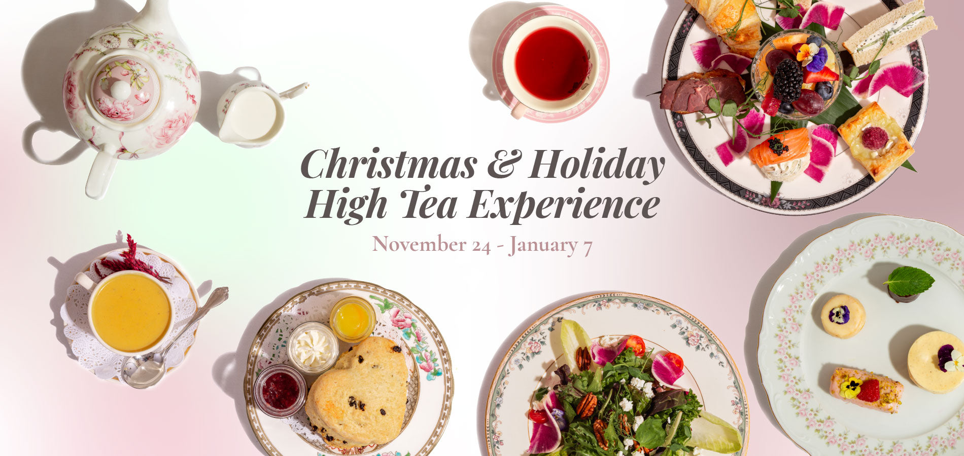 Christmas & Holiday High Tea experience at The Tea House