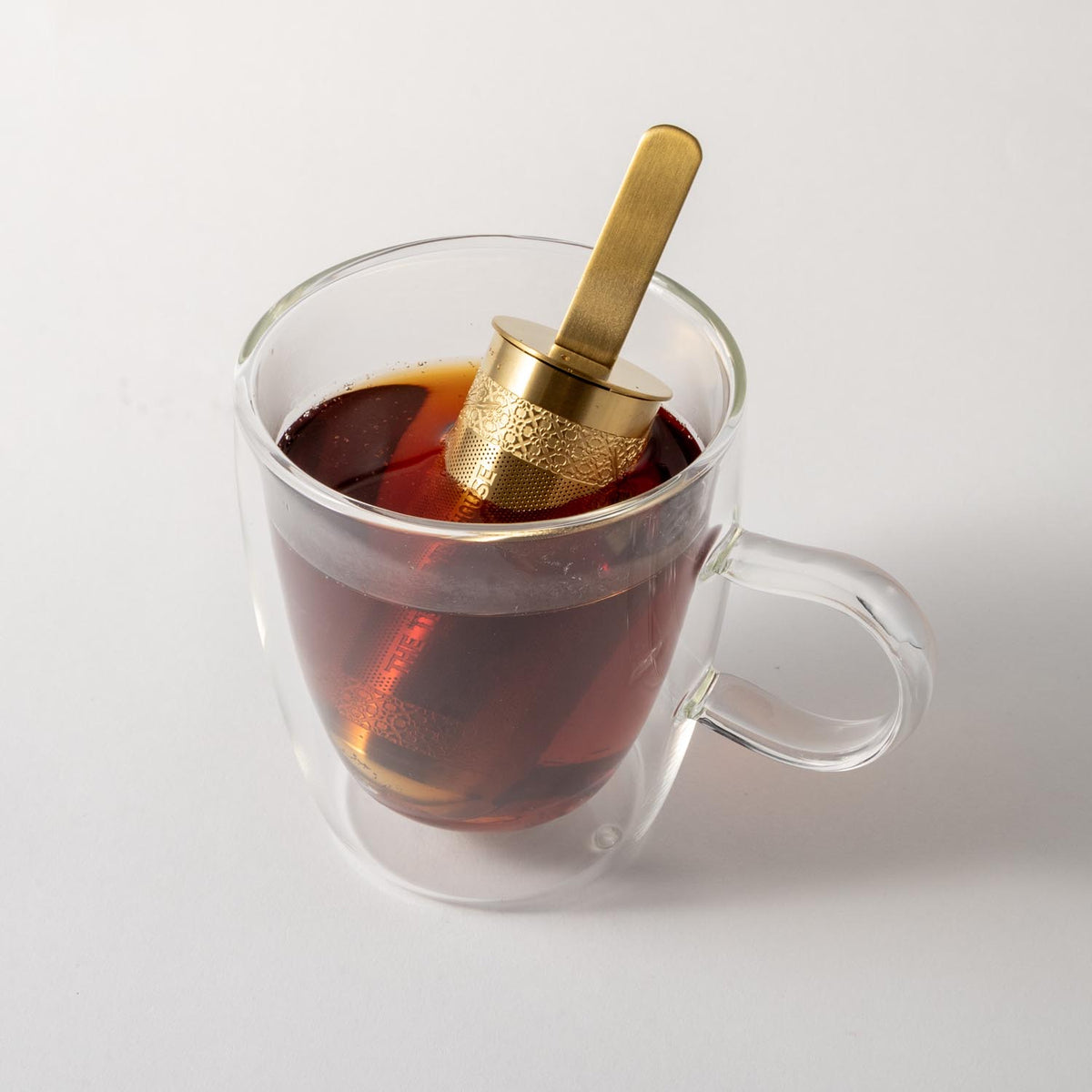 Luxury Tea Infuser Stick steeping in teacup