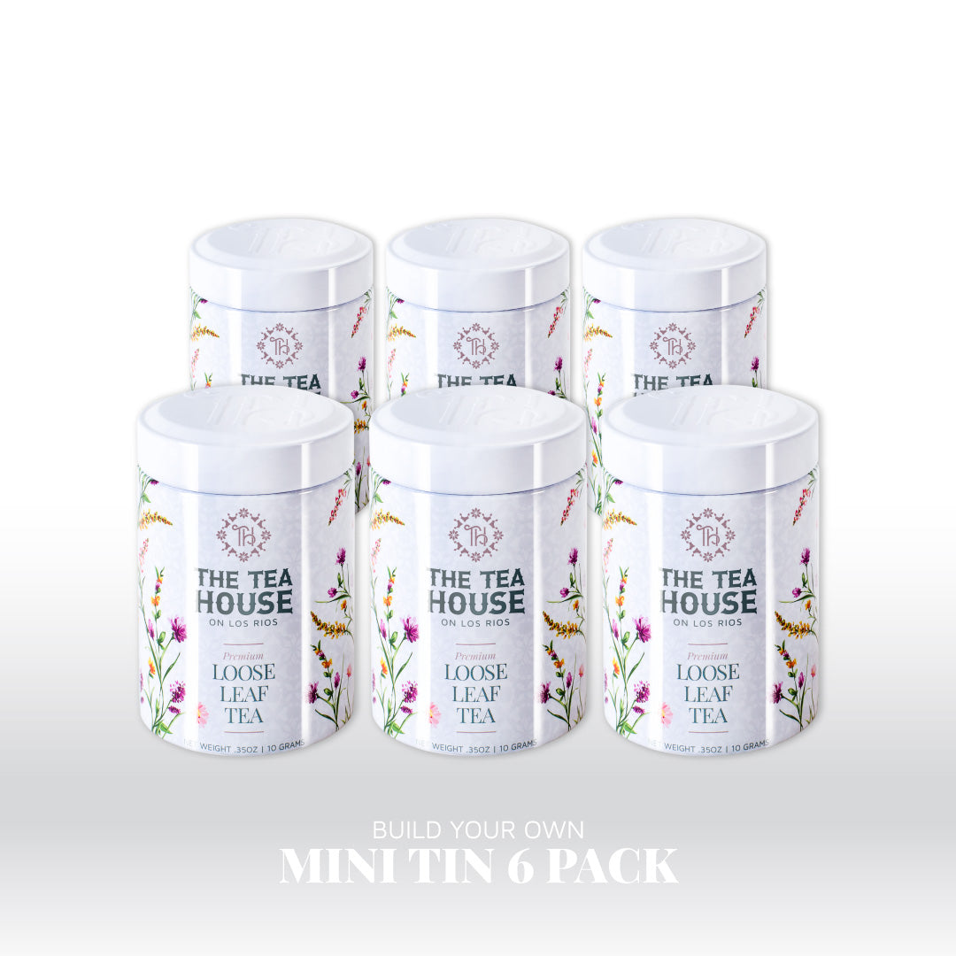 Mini Tin 6 Pack of loose leaf tea