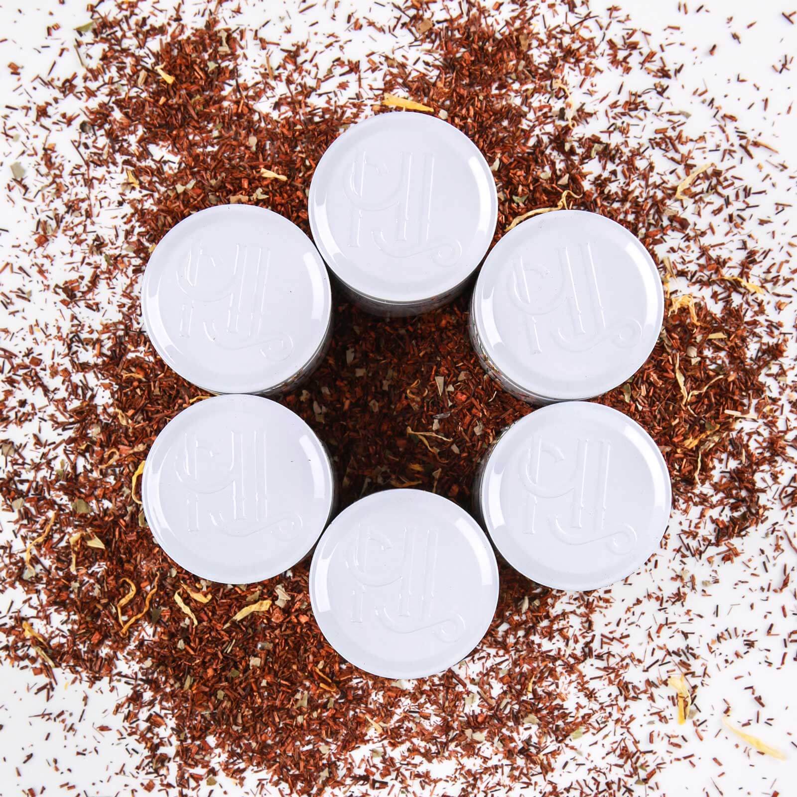 Rooibos Tea Sampler bundle of 6 rooibos loose leaf teas