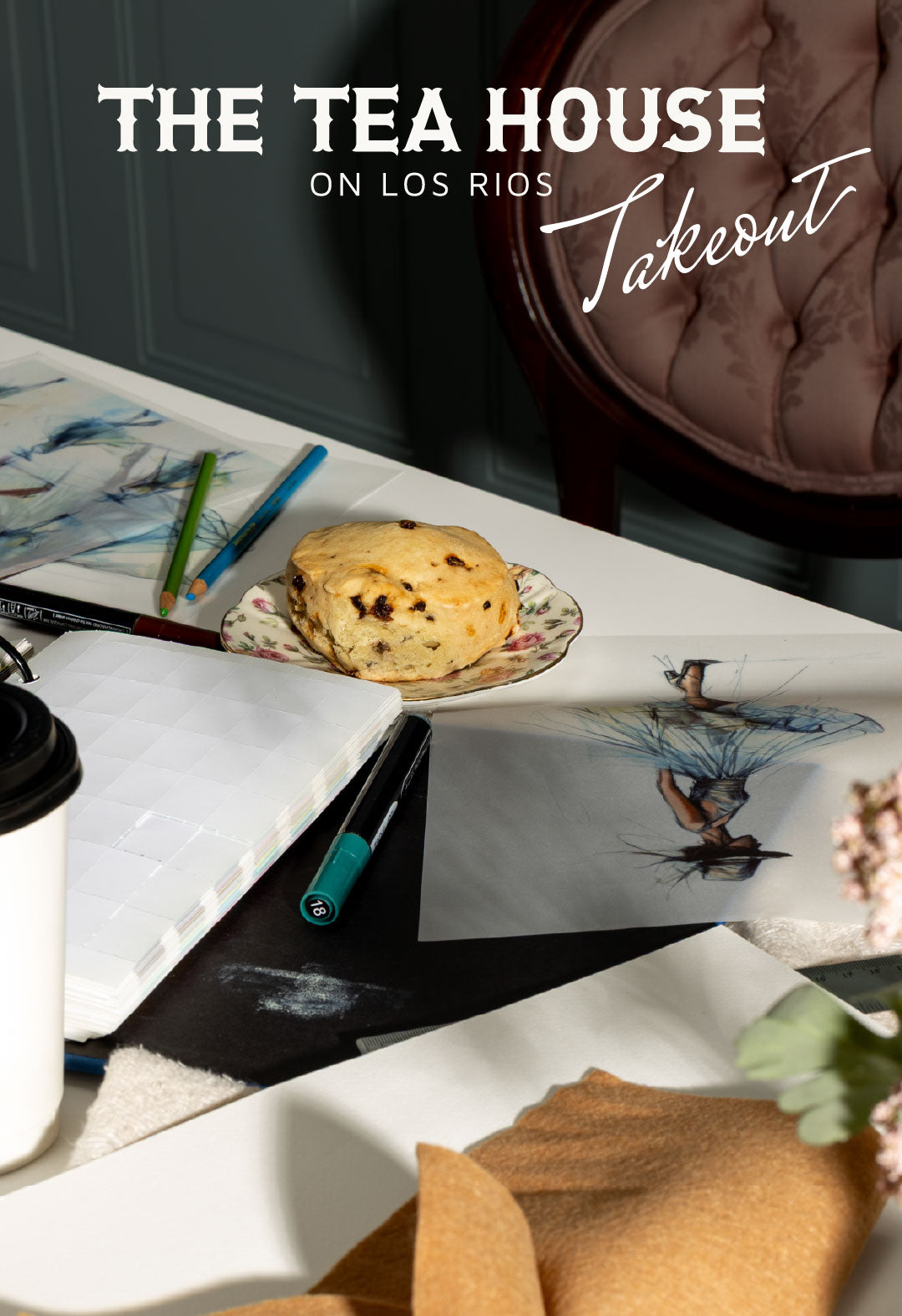 The Tea House on Los Rios Takeout Food  - To-go