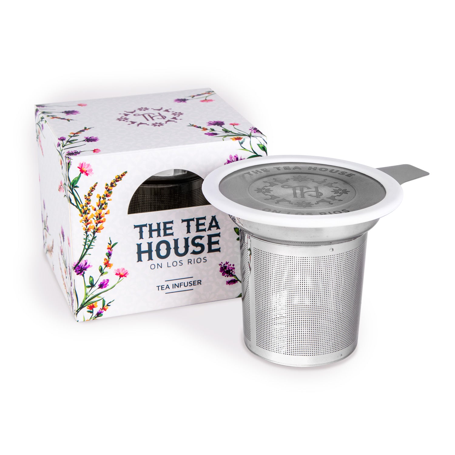 The Tea House Tea Infuser Front View With Packaging