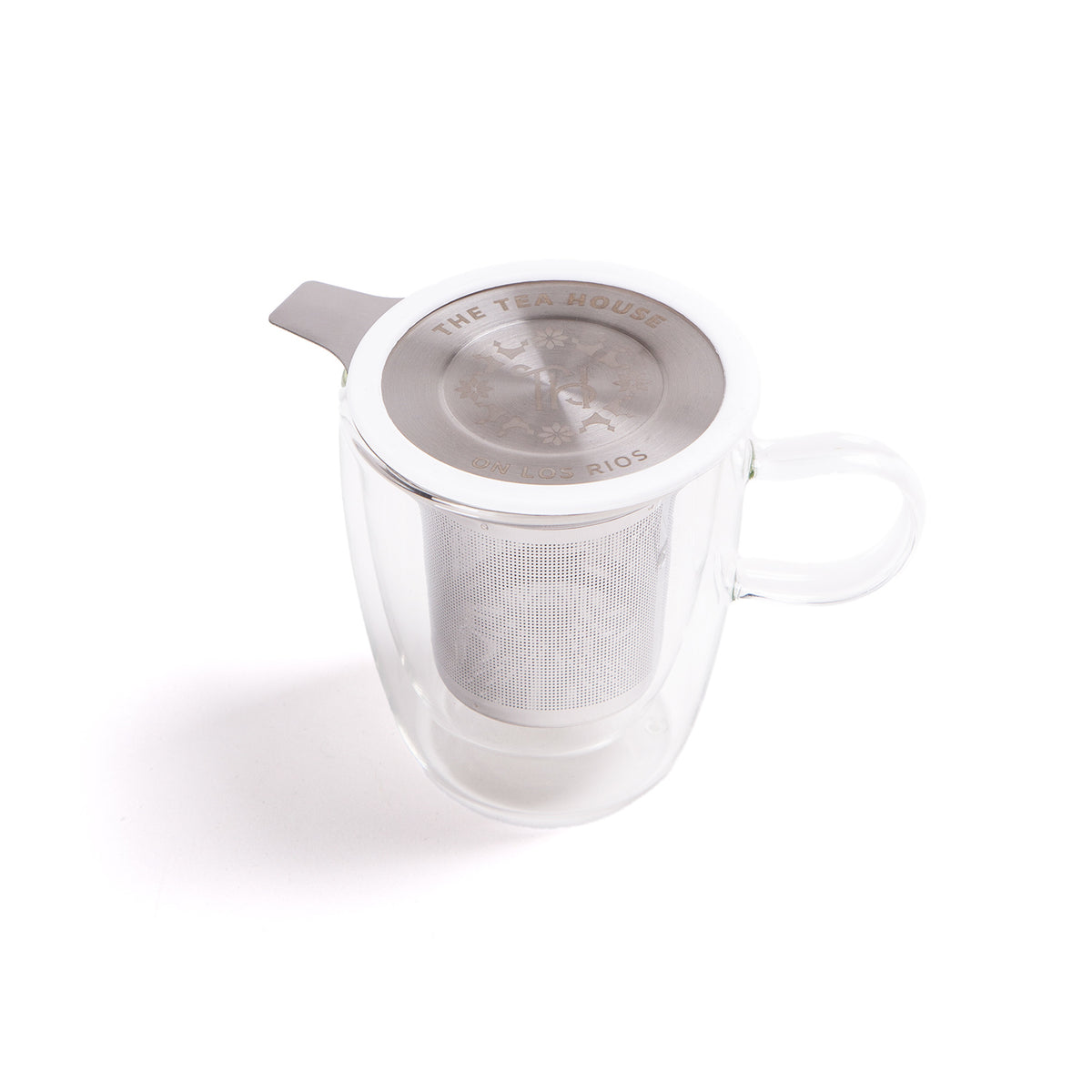 The Tea House on Los Rios Tea Infuser Inside Small Tea Cup / Mug