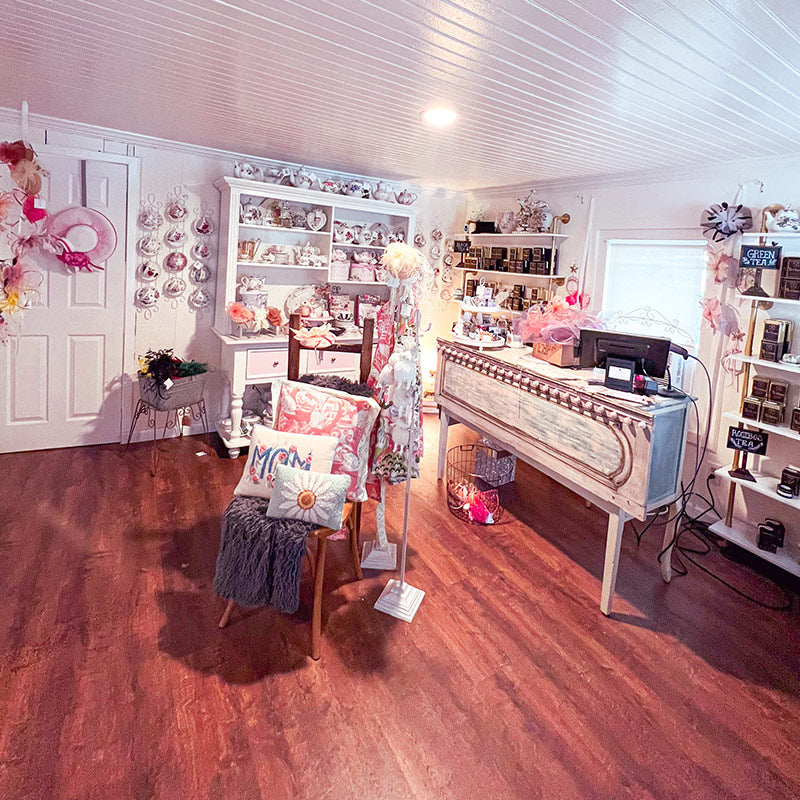 Teaque gift shop interior
